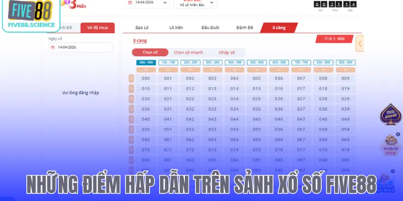 Xổ Số Five88 - Chốt Lô 1 Ăn 99 Bảo Mật An Toàn Tuyệt Đối - playmoro88