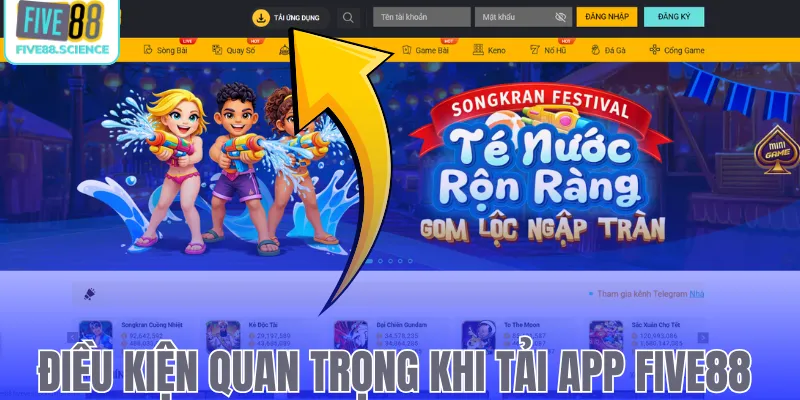Tải App Five88 – Thao Tác Cài Đặt Ứng Dụng Trên Android, iOS - Five88 - playmoro88