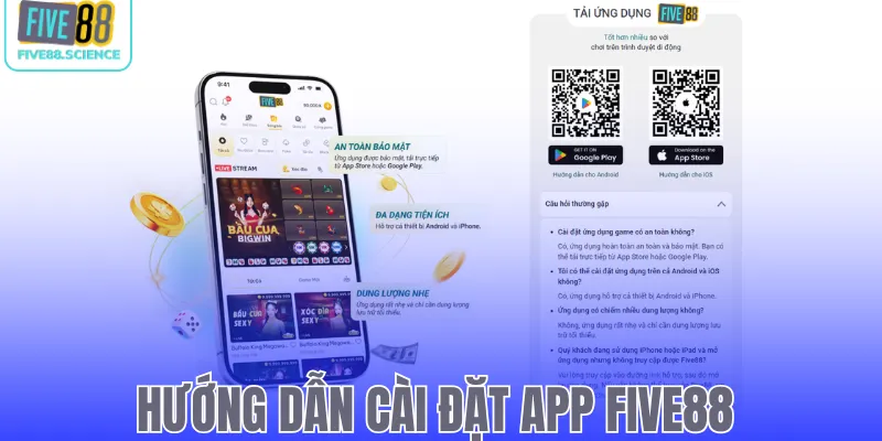 Tải App Five88 – Thao Tác Cài Đặt Ứng Dụng Trên Android, iOS - Five88 - playmoro88