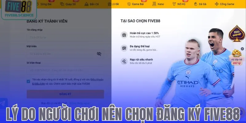 Đăng Ký Five88 - Bắt Đầu Nhanh, Trải Nghiệm Liền Tay - Five88 - playmoro88