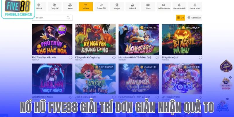 Nổ Hũ Five88 - Săn Jackpot Khủng Với Hơn 2026+ Game Slot - playmoro88