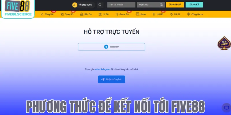 Liên hệ Five88 – Hướng Dẫn Kết Nối Hệ Thống Nhanh Chóng - playmoro88