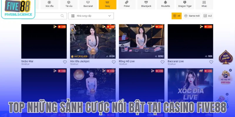 Casino Five88 - Khám Phá Sòng Bạc Live Đẳng Cấp Số 1 Châu Á - playmoro88