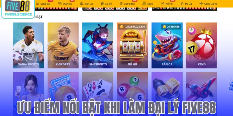 Đại Lý Five88 – Cơ hội Hợp Tác Sinh Lời Với Hoa Hồng Hấp Dẫn - playmoro88